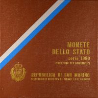Σαν Μαρίνο Republic Of San Marino 1980 Official Coin Set