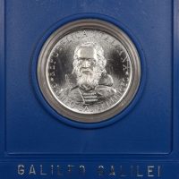 Ιταλία Italy 500 Lire 1982 Silver Galileo Galilei Brilliant Uncirculated