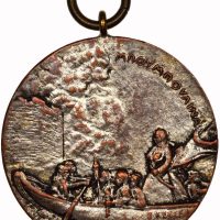 Σπάνιο Αναμνηστικό Μετάλλιο Σπέτσες Μπουμπουλίνα Ναυμαχία Αρμάτας1822