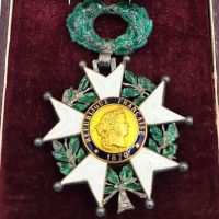 France Knight Order Legion Of Honor 1870 Medal WWI 1914 With Box