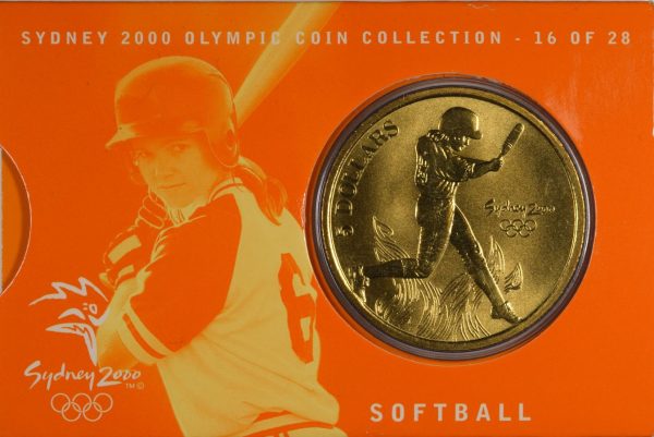 Αυστραλία Australia 2000 Uncirculated 5 Dollars Softball Olympic Games Collection