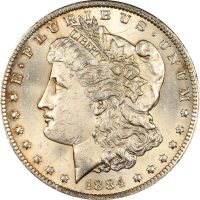 Ηνωμένες Πολιτείες United States Silver Morgan Dollar 1884 ο Brilliant Uncirculated