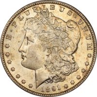 Ηνωμένες Πολιτείες United States Silver Morgan Dollar 1891 S Brilliant Uncirculated