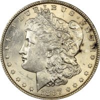 Ηνωμένες Πολιτείες United States Silver Morgan Dollar 1887 Brilliant Uncirculated