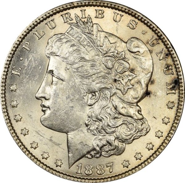 Ηνωμένες Πολιτείες United States Silver Morgan Dollar 1887 Brilliant Uncirculated