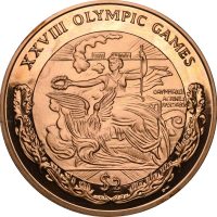 British Virgin Islands 2 Dollars 2004 Bronze Athens Olympic Games