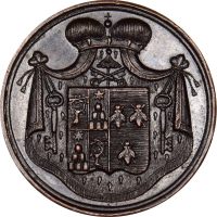 Βατικανό Vatican Bronze Medal 1846 Augistinus Princeps