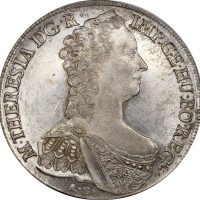 Austria 1765 Silver Thaler Maria Theresia Brilliant Uncirculated Proof Like