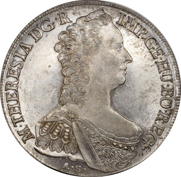 Austria 1765 Silver Thaler Maria Theresia Brilliant Uncirculated Proof Like