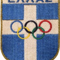 Ολυμπιακοί Αγώνες Ελλάδα Επίσημο Υφασμάτινο Σήμα