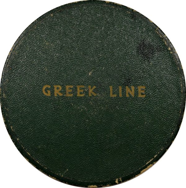 Greece Large Bronze Plated Medal Olympia - Queen Anna Maria Greek Line - Image 4