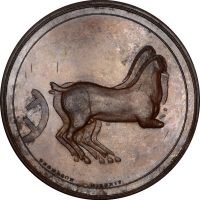 Μεγάλη Βρετανία Great Britain Bronze Medal 1820 Elgin Marbles By Thomason