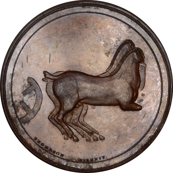 Μεγάλη Βρετανία Great Britain Bronze Medal 1820 Elgin Marbles By Thomason