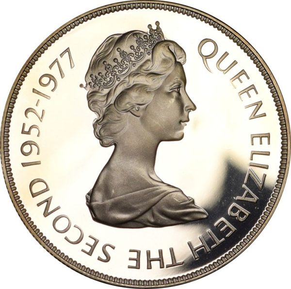 Αγία Ελένη St Helena 25 Pence 1977 Silver Proof 1952-1977 - Image 2