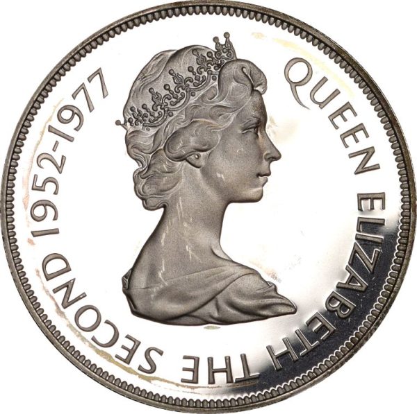 Γκέρνζι Guernsey Silver 25 Pence 1977 Proof Bailiwick Of Guernsey - Image 2