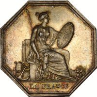 Γαλλία France Silver Medal - Token 1837 Insurance Corporation Paris