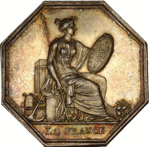 Γαλλία France Silver Medal - Token 1837 Insurance Corporation Paris
