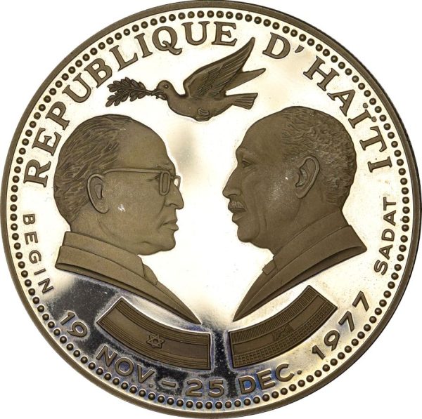 Αϊτή Republic Of Haiti Silver Proof 100 Gourdes 1977 Με Θήκη
