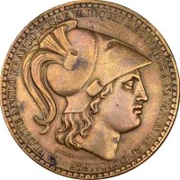 Commemorative Bronze Medal The Battle Of Navarino 20 October 1827