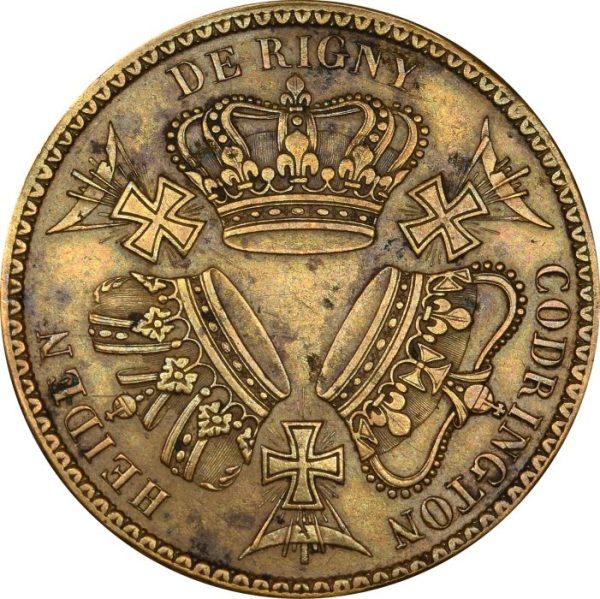 Commemorative Bronze Medal The Battle Of Navarino 20 October 1827 - Image 2