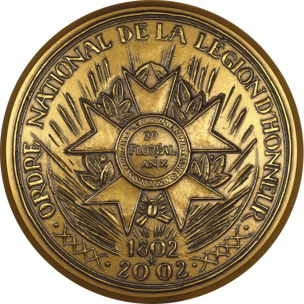Γαλλία France Commemorative Medal Legion Of Honor 200 Years 1802-2002 - Image 2
