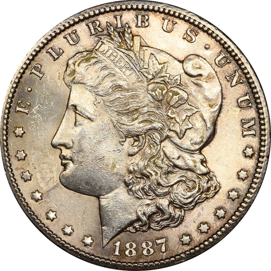 Ηνωμένες Πολιτείες United States Silver Morgan Dollar 1887 S Brilliant Uncirculated