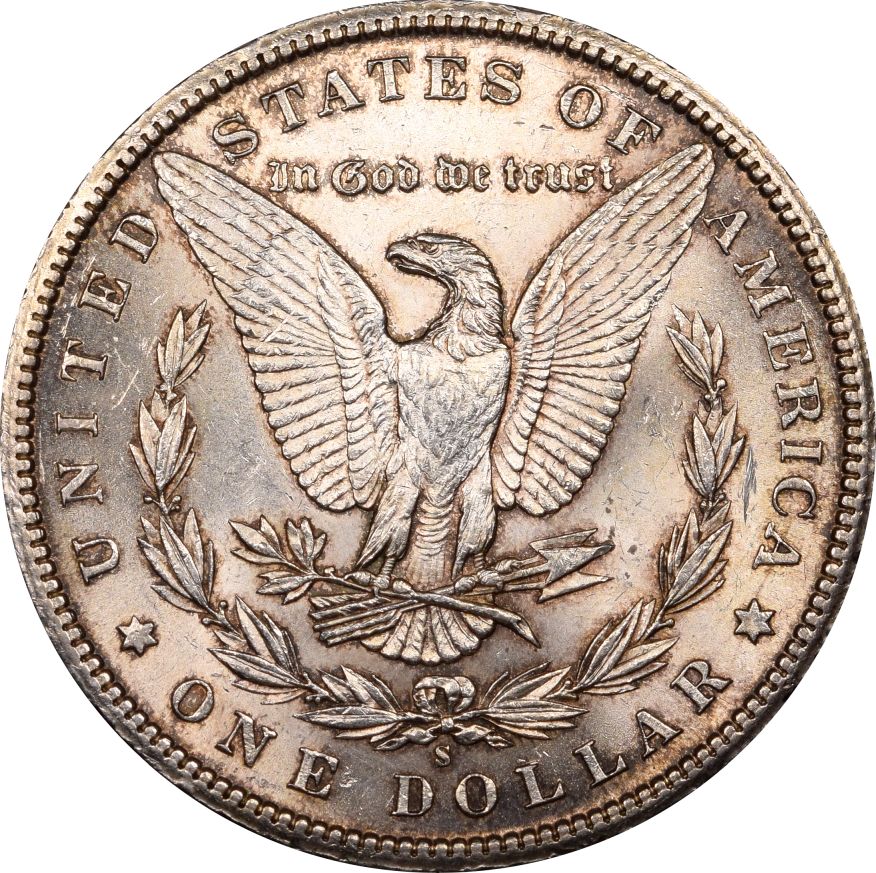 Ηνωμένες Πολιτείες United States Silver Morgan Dollar 1887 S Brilliant Uncirculated - Image 2
