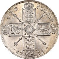 Βρετανία Great Britain One Florin 1922 Silver High Grade Βρετανία Great Britain One Florin 1922 Silver High Grade