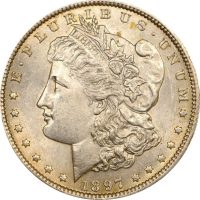 Ηνωμένες Πολιτείες Αμερικής United States Silver Morgan Dollar 1897 NGC MS62
