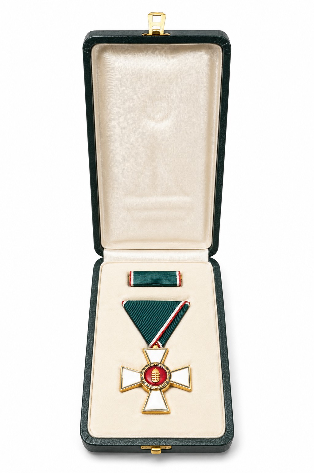 Hungary Order Of Merit Of The Republic of Hungary Knight’s Cross With Box And Award Document - Image 2