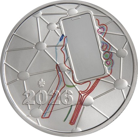 Τράπεζα Ελλάδος 6 Ευρώ 2026 Αργυρό Proof – 150 Χρόνια Από Την Εφεύρεση Του Τηλεφώνου Αυθεντικό αργυρό συλλεκτικό νόμισμα των 6 Ευρώ της Τράπεζας της Ελλάδος, έκδοσης 2026, αφιερωμένο στα 150 χρόνια από την εφεύρεση του τηλεφώνου (1876–2026). Η έκδοση τιμά μία από τις σημαντικότερες εφευρέσεις στην ιστορία των τηλεπικοινωνιών, που άλλαξε για πάντα τον τρόπο επικοινωνίας των ανθρώπων σε όλο τον κόσμο. Το νόμισμα είναι κατασκευασμένο από ασήμι 925‰ (Sterling Silver), σε ποιότητα Proof, με βάρος 10 γραμμάρια και διάμετρο 28,5 χιλιοστά. Η μέγιστη ποσότητα έκδοσης είναι μόλις 1.000 τεμάχια, γεγονός που το καθιστά ιδιαίτερα συλλεκτικό και περιζήτητο. Ιδανική επιλογή για συλλέκτες ελληνικών συλλεκτικών νομισμάτων, επετειακών εκδόσεων της Τράπεζας της Ελλάδος και θεμάτων που αφορούν την ιστορία της τεχνολογίας και των τηλεπικοινωνιών. Χαρακτηριστικά: Εκδότης: Τράπεζα της Ελλάδος Έτος: 2026 Ονομαστική αξία: 6 Ευρώ Μέταλλο: Ασήμι 925‰ Βάρος: 10 γρ. Διάμετρος: 28,5 χιλ. Ποιότητα: Proof Μέγιστη ποσότητα έκδοσης: 1.000 τεμάχια Θέμα: 150 Χρόνια Από Την Εφεύρεση Του Τηλεφώνου