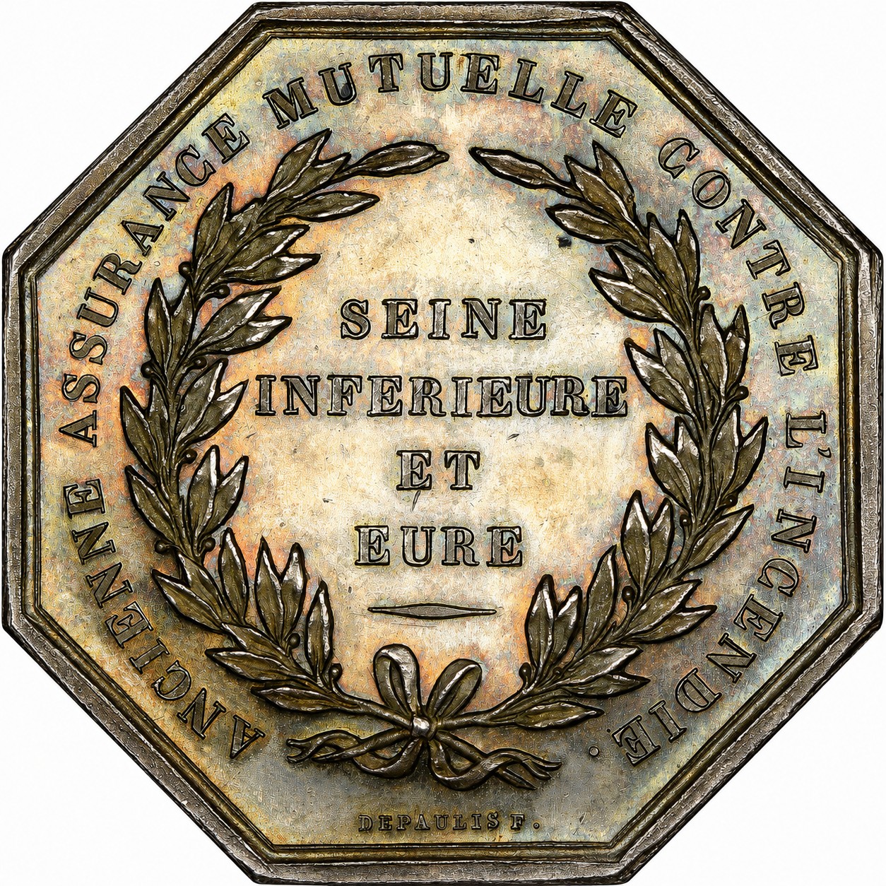 France Jeton Phoenix Ancienne Mutuelle Contre l’incendie De Seine 1843 - Image 2