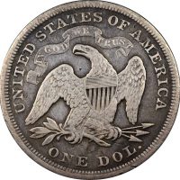 Ηνωμένες Πολιτείες United States Liberty Seated Silver 1 Dollar 1872 Philadelphia Mint