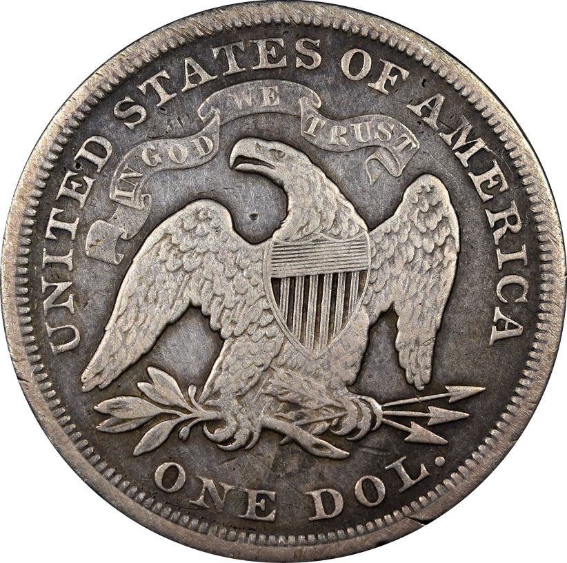 Ηνωμένες Πολιτείες United States Liberty Seated Silver 1 Dollar 1872 Philadelphia Mint