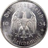 Γερμανία Germany Silver Third Reich 5 Reichsmark 1934 A PCGS MS62+ Γερμανία Germany Silver Third Reich 5 Reichsmark 1934 A PCGS MS62+