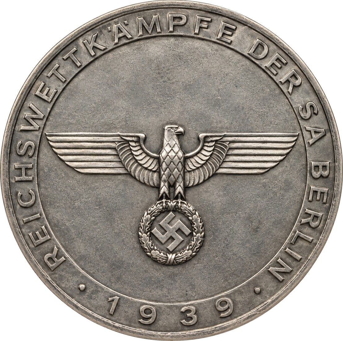 Γερμανία Germany Nazi 3rd Reich Μετάλλιο 1939 – Reichswettkämpfe der SA Berlin 95mm – PCGS SP64